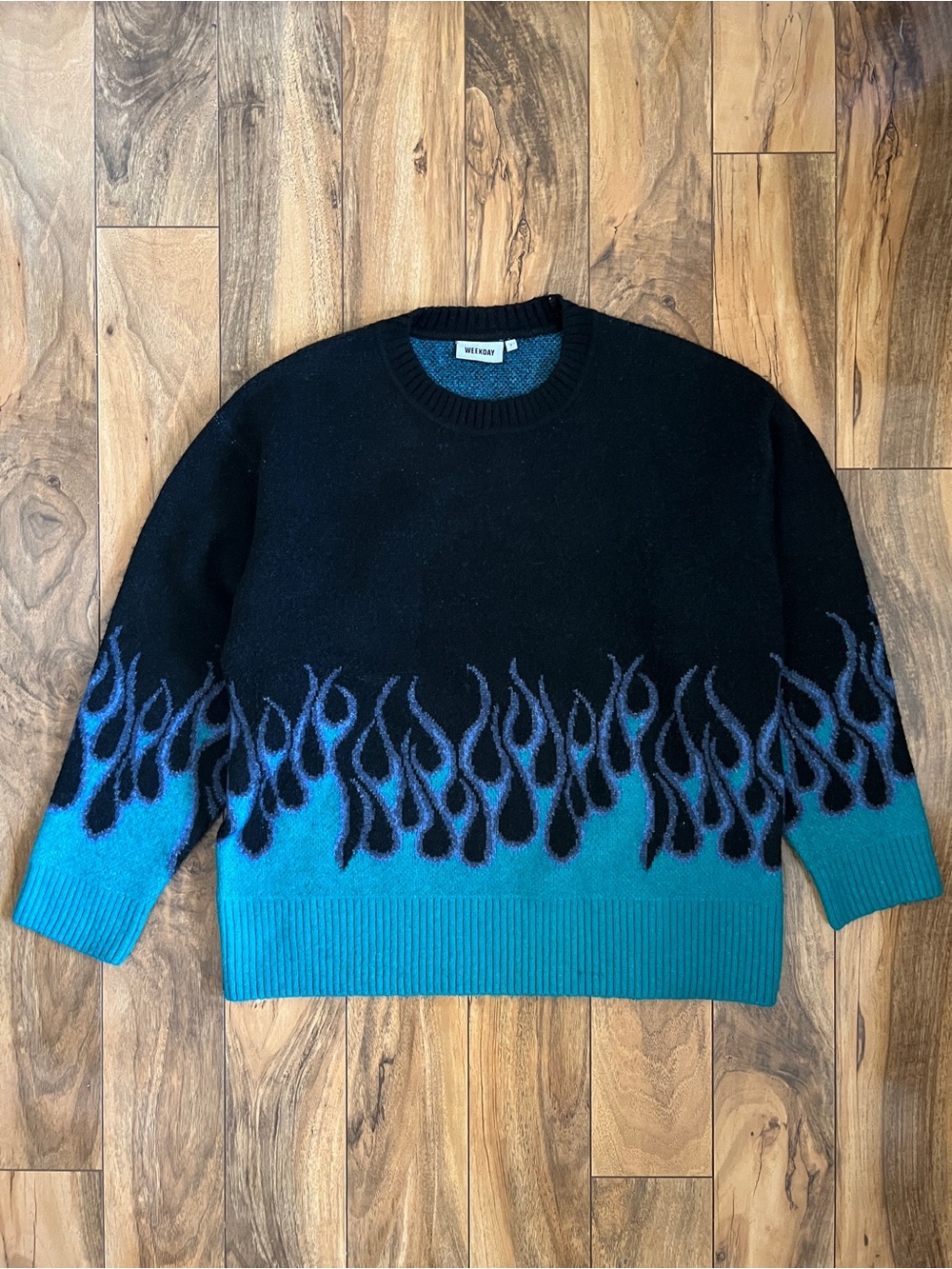 Weekday Flame Jacquard Sweater